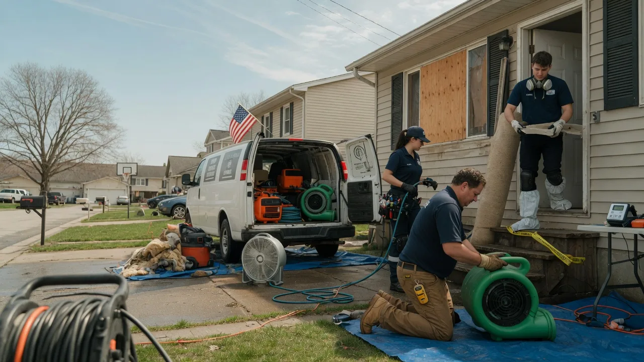 Water Damage Restoration in Bloomington, IN near me